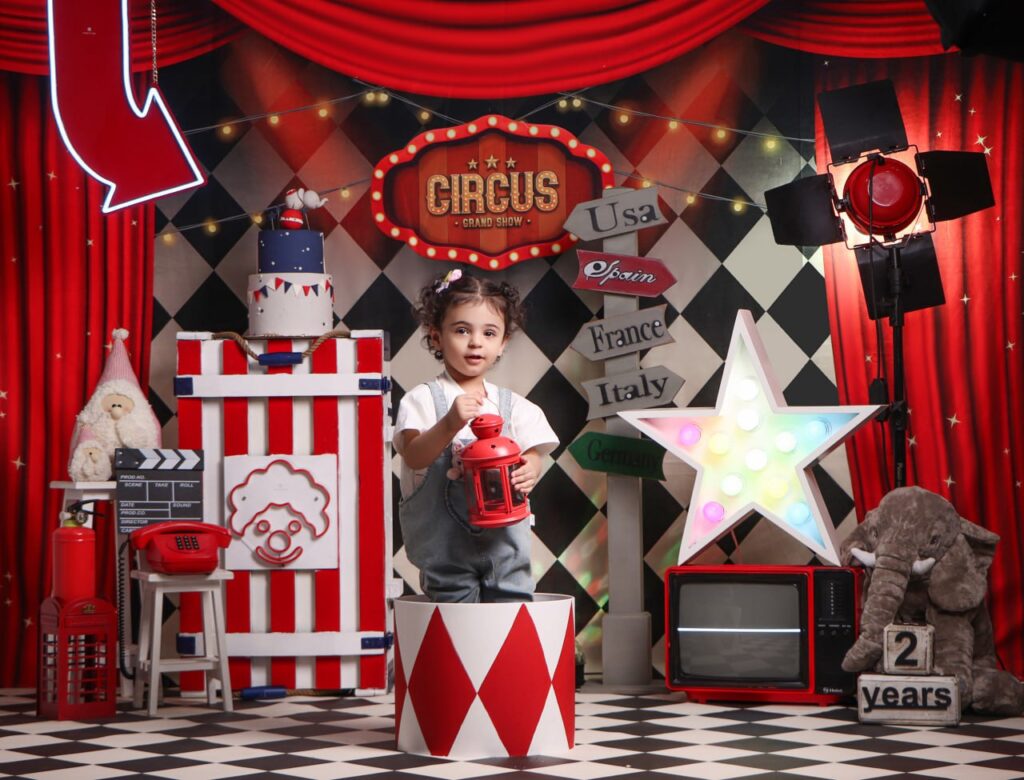 دکور سیرک, عکاسی کودکان, دکور سیرک برای کودکان, آتلیه کودک تیرشات, دکور جدید, عکاسی کودکان, بهترین آتلیه کودک تهران, تم سیرک