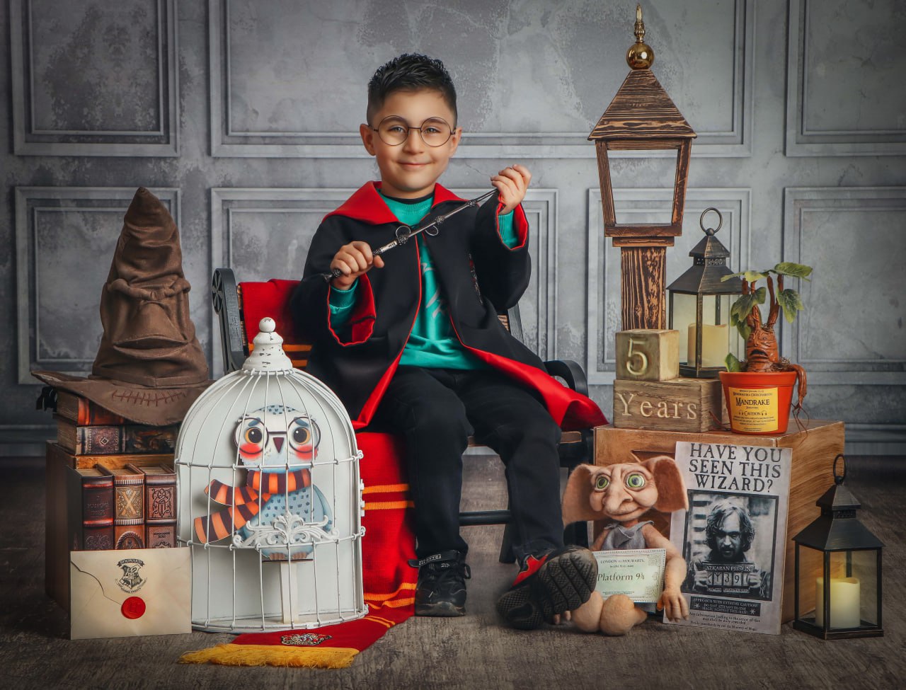 آتلیه کودک تیرشات | آتلیه کودک در چیتگر | دکور هری پاتر | بهترین آتلیه کودک تهران | دکور هری | آتلیه کودک | تم هری پاتر | تم هری | آتلیه کودک منطقه | best child photography in tehran | Harry Potter decor