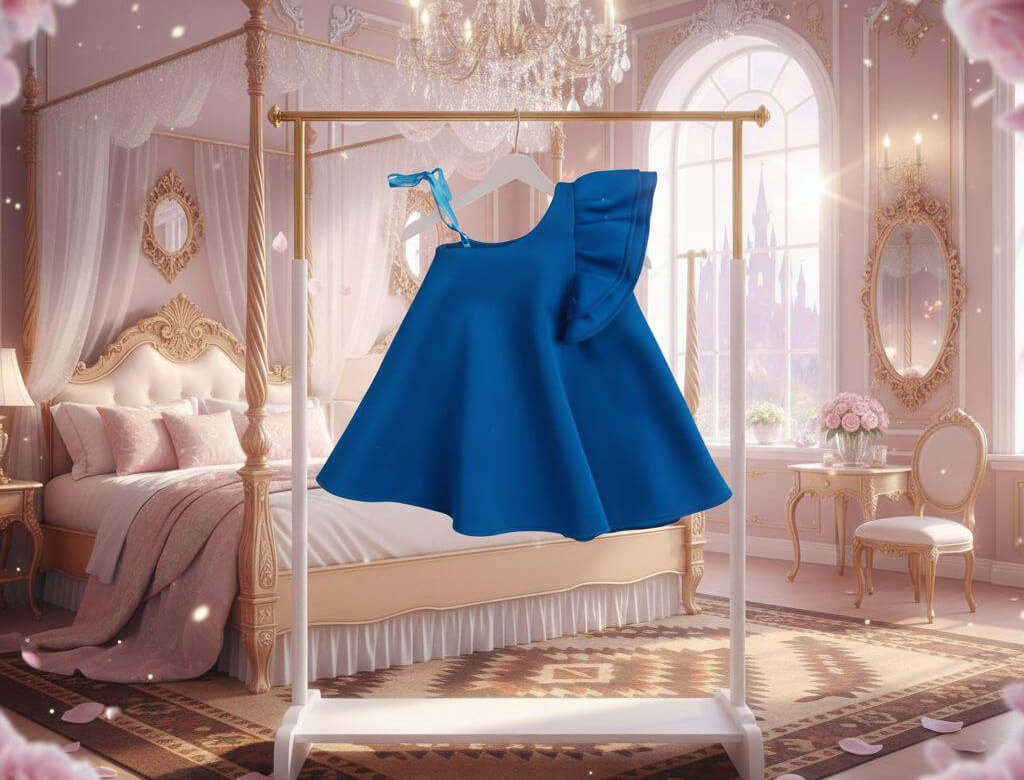 مجموعه لباس کودک دختر در آتلیه تیرشات؛ مناسب ۱ تا ۶ سال، شامل لباس‌های پرنسسی، اسپرت و تم‌دار با اکسسوری هماهنگ. راحت و حرفه‌ای برای عکاسی کودک.