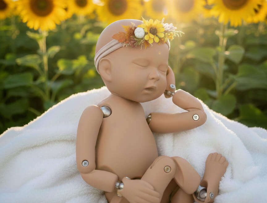 تاج و هدبند مخصوص عکاسی نوزاد در آتلیه تیرشات