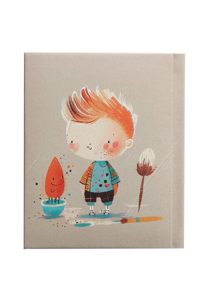 آلبوم-عکس-نقاش-کوچولو-وب-سایت-4 آلبوم های دست ساز تیرشات ، آلبوم فریمدار چرمی، آلبوم عکس آتلیه، آلبوم عکس کودک، خرید آلبوم دستساز، آلبوم دستساز چرم، آلبوم عکس هنری