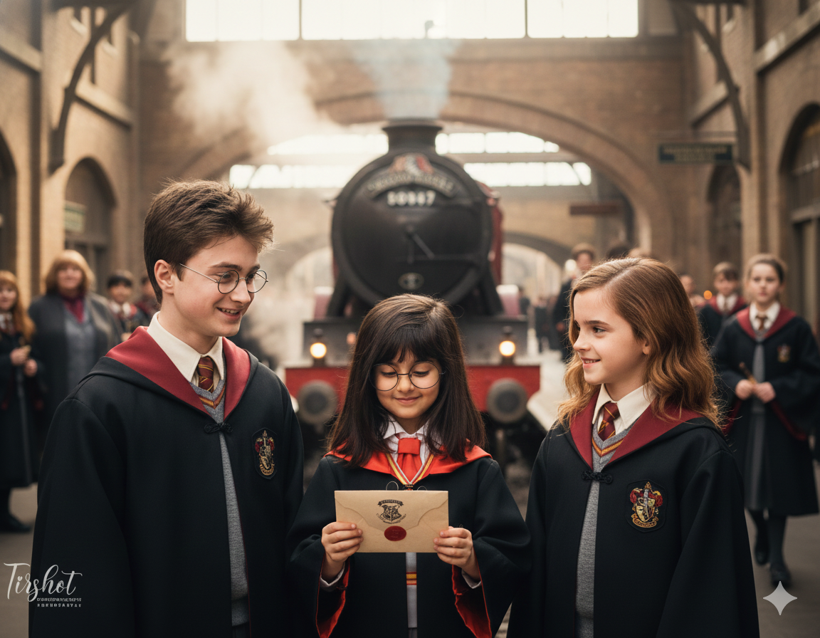 لباس دکور هری پاتر در آتلیه تیرشات