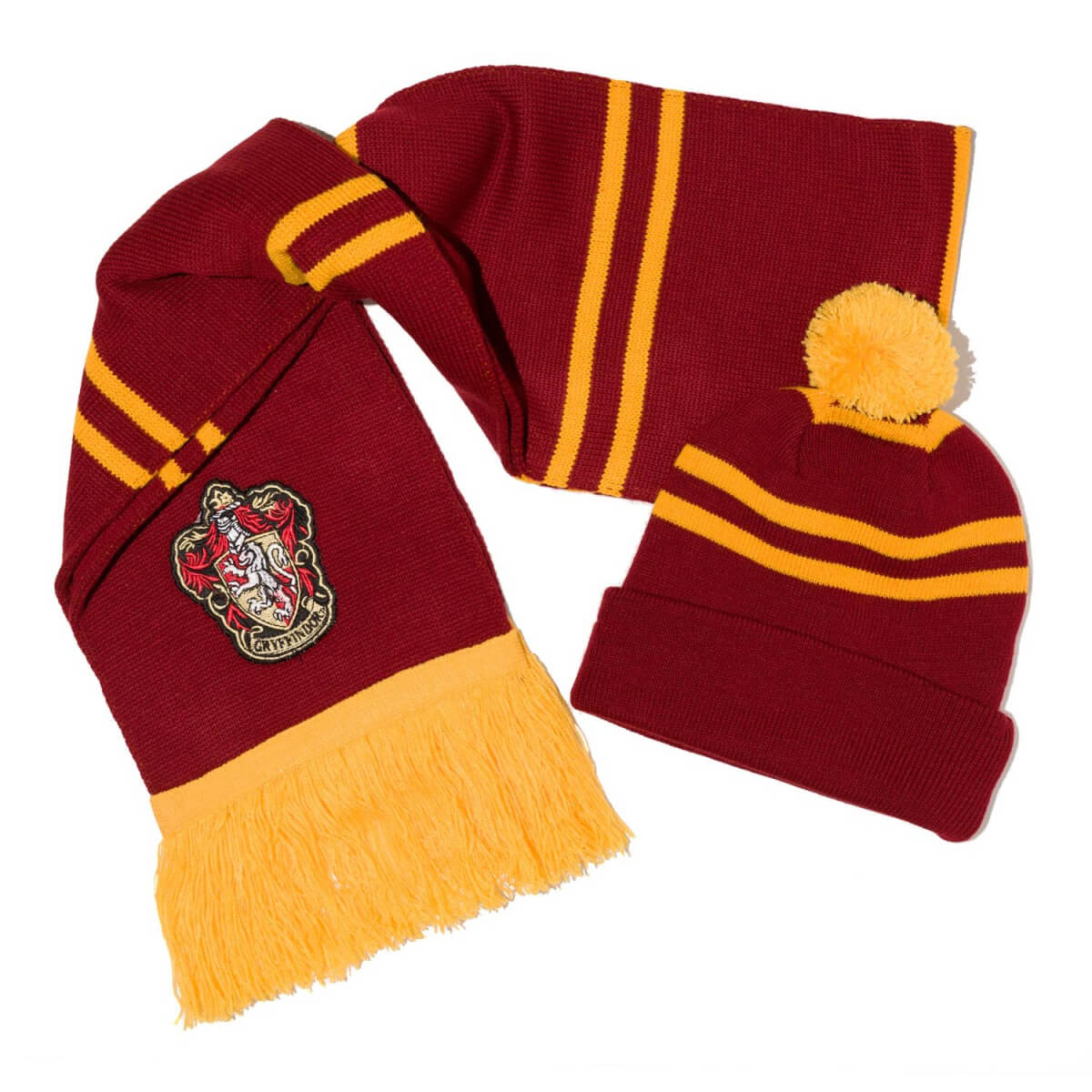 شال و کلاه 1 شال و کلاه گریفیندور با رنگهای زرد و قرمز – اکسسوری دکور هری پاتر لباس دکور هری پاتر در آتلیه تیرشات