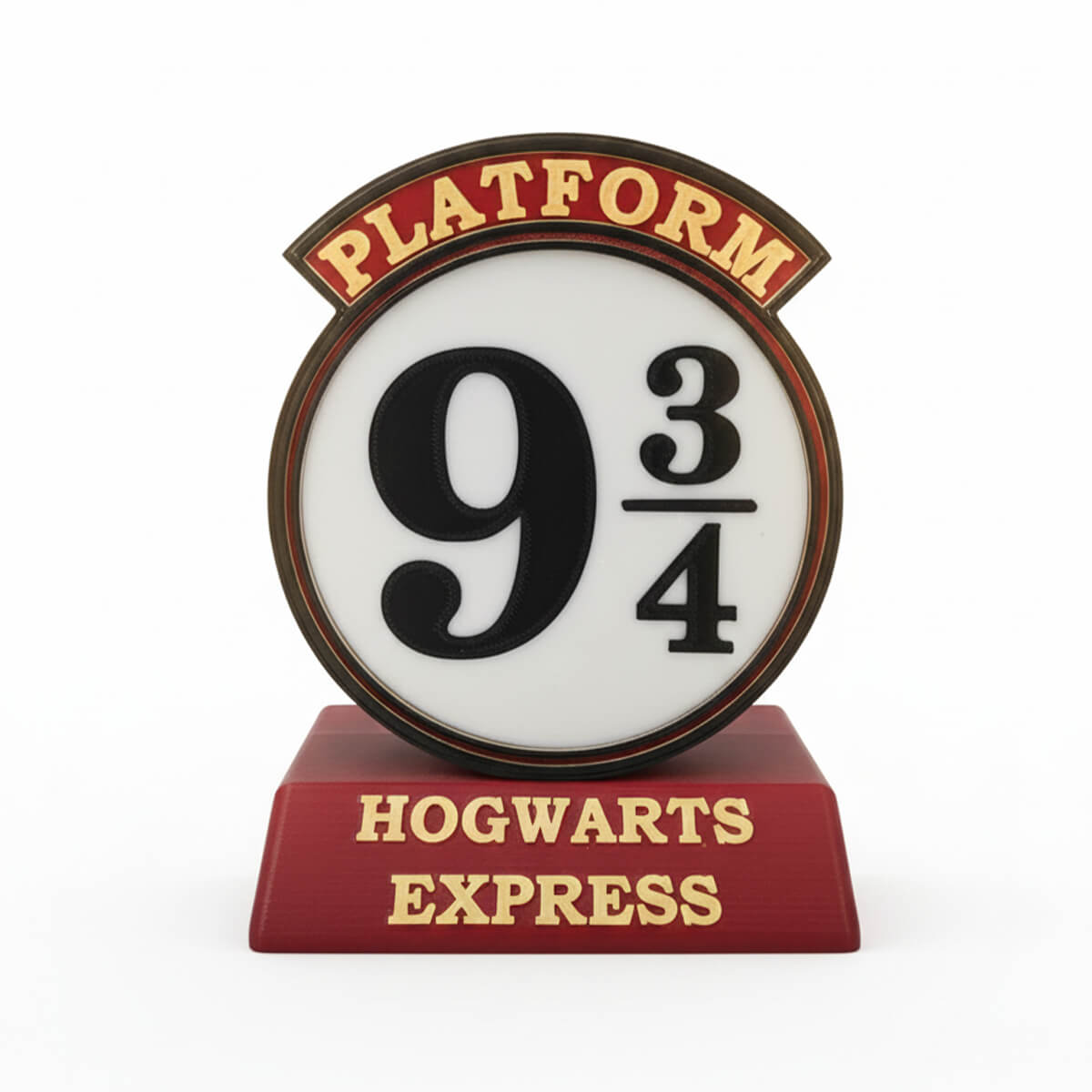 پلتفرم 1 تابلوی سکو 9 و سه چهارم – اکسسوری دکور هری پاتر برای آتلیه تیرشات لباس دکور هری پاتر در آتلیه تیرشات