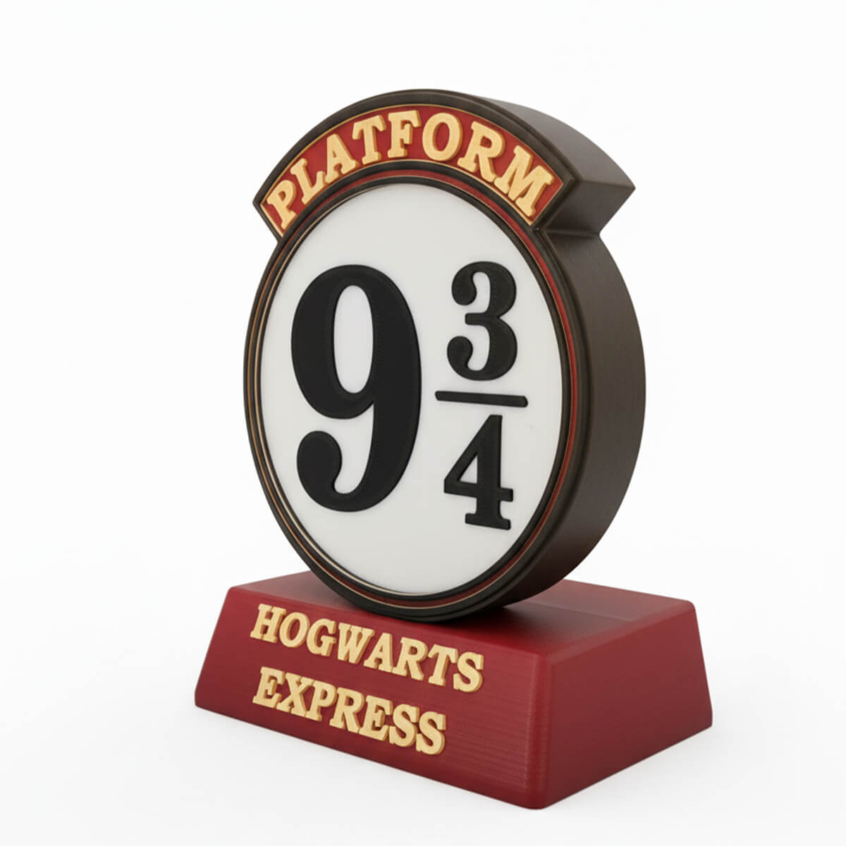 پلتفرم 2 تابلوی سکو 9 و سه چهارم – اکسسوری دکور هری پاتر برای آتلیه تیرشات لباس دکور هری پاتر در آتلیه تیرشات